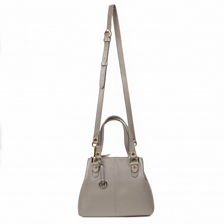 Damentasche Schultertasche 004g Aschgrau
