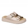 Damen Sandalen 5084-1 Perlmutt Puder
