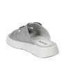Damensandalen 5084-1 perlmutt silber