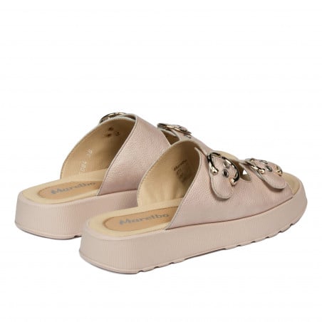 Damen Sandalen 5084-1 Perlmutt Puder
