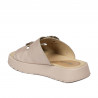 Damen Sandalen 5084-1 Perlmutt Puder