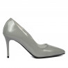Elegante Damenschuhe 1293 Lack Grau