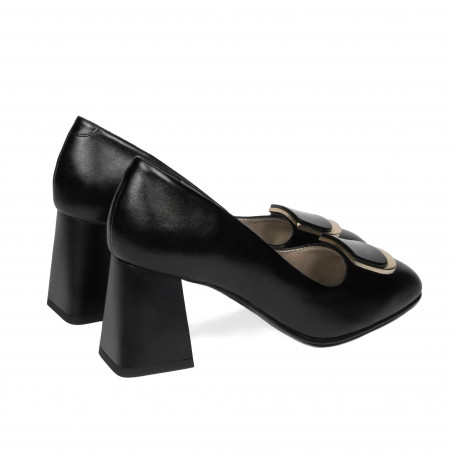 Elegante Damenschuhe 1291 schwarz