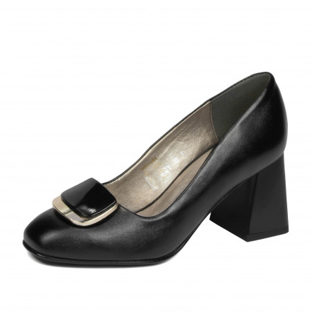 Elegante Damenschuhe 1291 schwarz