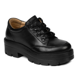 Damen Freizeitschuhe 6064 in schwarz kombiniert.