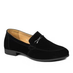 Damen Freizeitschuhe 6066 Schwarzveloursleder