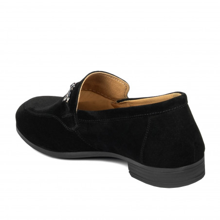 Damen Freizeitschuhe 6066 Schwarzveloursleder
