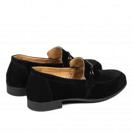 Damen Freizeitschuhe 6066 Schwarzveloursleder