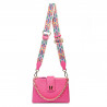 Damentasche Schultertasche 003g 01 Fuchsia