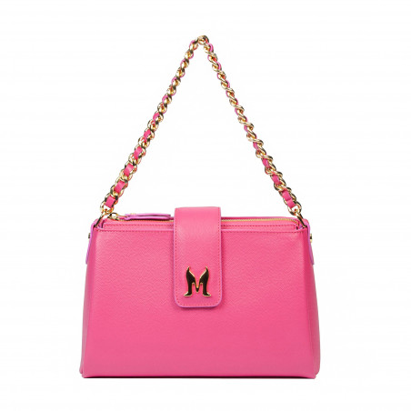Damentasche Schultertasche 003g 01 Fuchsia