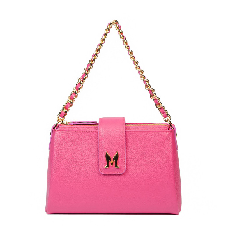 Damentasche Schultertasche 003g 01 Fuchsia