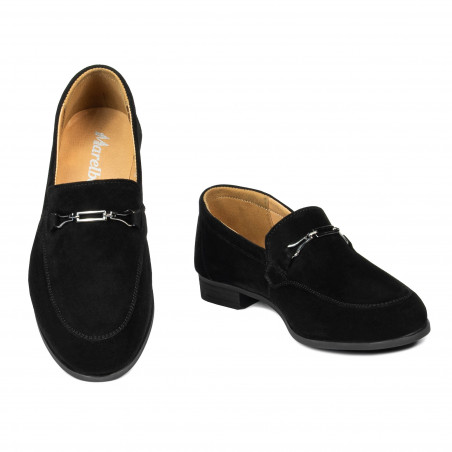 Damen Freizeitschuhe 6066 Schwarzveloursleder