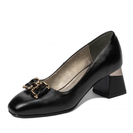 Elegante Damenschuhe 1298 schwarz