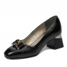 Elegante Damenschuhe 1298 schwarz