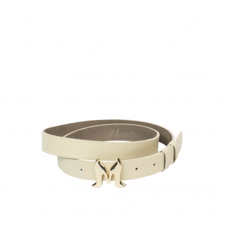 Damen Gürtel 41m beige