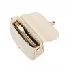 Damen-Umhängetasche 007g Creme Kaffee