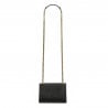 Damentasche Schultertasche 009g schwarz Safiano