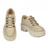 Damen-Casual-Schuhe 6064 beige kombiniert