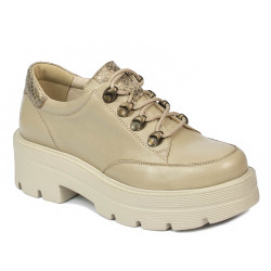 Damen-Casual-Schuhe 6064 beige kombiniert