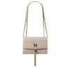 Damentasche Schultertasche 009g Beige Kaviar