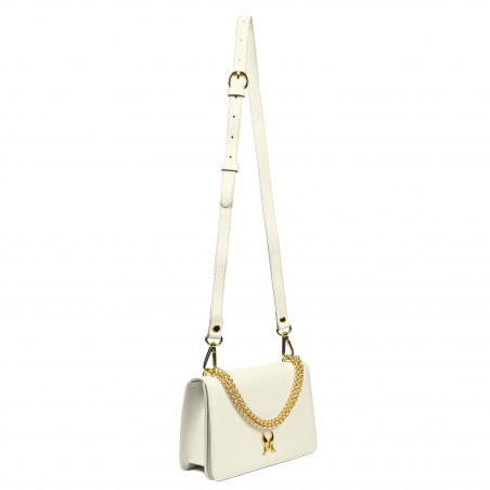Damentasche Umhängetasche 010g beige Latte Caviar