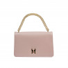 Damenschultertasche 010g rosa Safiano