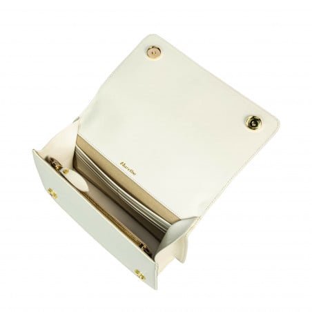 Damentasche Umhängetasche 010g beige Latte Caviar