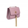 Damentasche Umhängetasche 009g violett Safiano