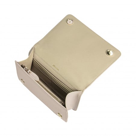 Damen-Schultertasche 010g beige Kaviar