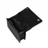 Damentasche Schultertasche 010g 01 schwarz Saffiano