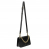 Damentasche Schultertasche 010g schwarz Saffiano