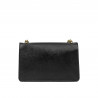 Damentasche Schultertasche 010g schwarz Saffiano