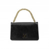Damentasche Schultertasche 010g schwarz Saffiano