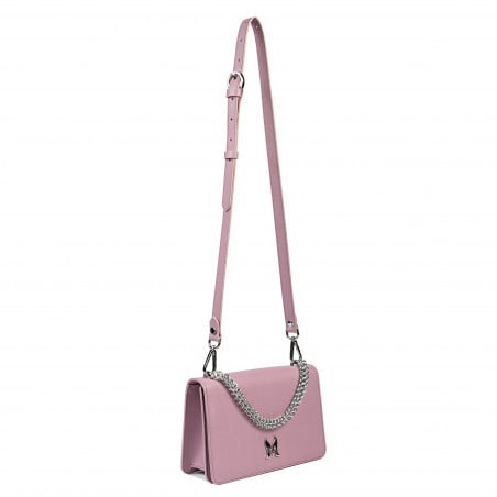 Damen-Schultertasche 010g 01 violett safiano