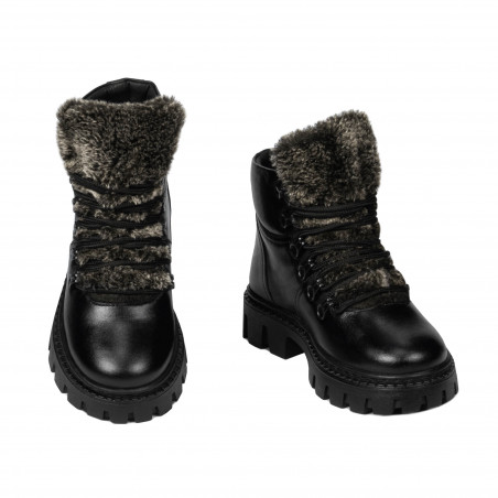 Kinderstiefel 3028 Schwarz