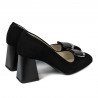 Elegante Damenschuhe 1291 Schwarz Antilope
