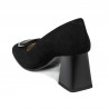Elegante Damenschuhe 1291 Schwarz Antilope