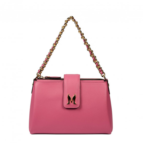 Damentasche zum Umhängen 003g Barbie-Rosa+Schwarz Damentasche zum Umhängen 003g Barbie-Rosa+Schwarz
