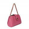 Damentasche zum Umhängen 003g Barbie-Rosa+Schwarz