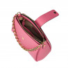 Damentasche zum Umhängen 003g Barbie-Rosa+Schwarz