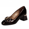Elegante Damenschuhe 1298 Lack Bordeaux