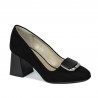 Elegante Damenschuhe 1291 Schwarz Antilope