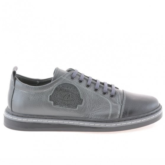 Jugend-Sneaker 392 schwarz+grau