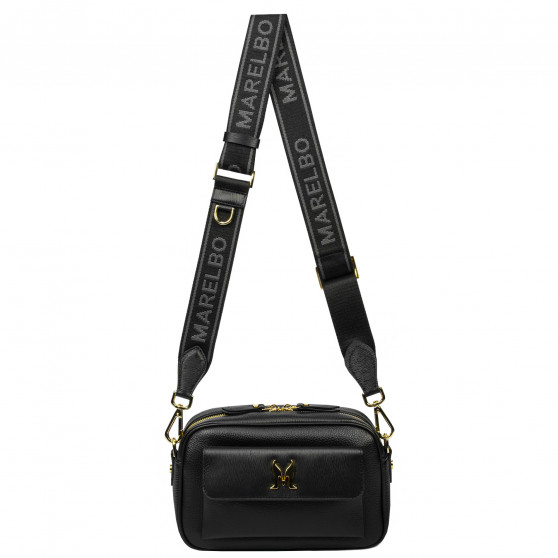 Damen Schultertasche 006g biz schwarz+saffiano Damen Schultertasche 006g biz schwarz+saffiano