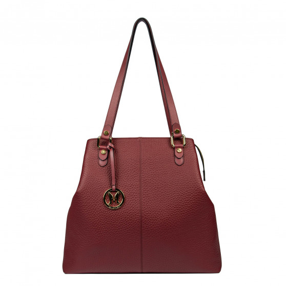 Damentasche Handtasche 001g weinrot