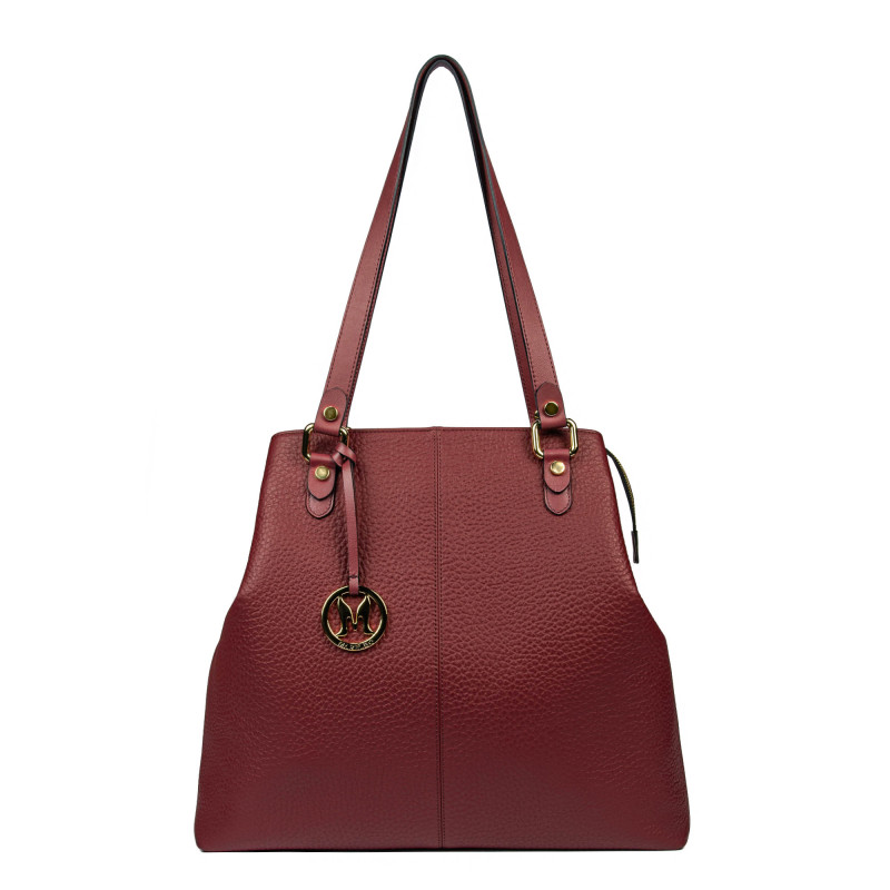 Damentasche Handtasche 001g weinrot