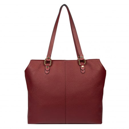 Damentasche Handtasche 001g weinrot
