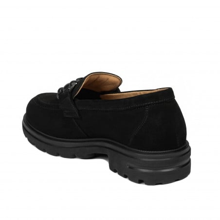 Damen Casual Schuhe 6069 schwarzes Veloursleder