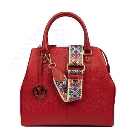 Rote Damenhandtasche 002g