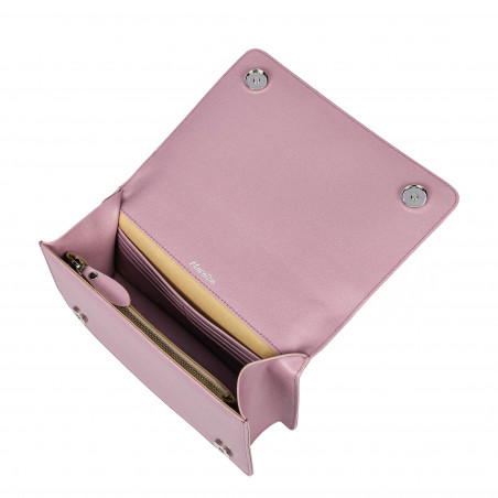 Damen-Schultertasche 010g 01 violett safiano